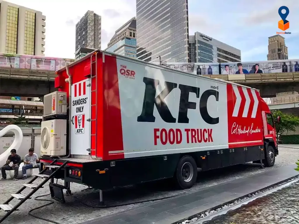 KFC delivery truck