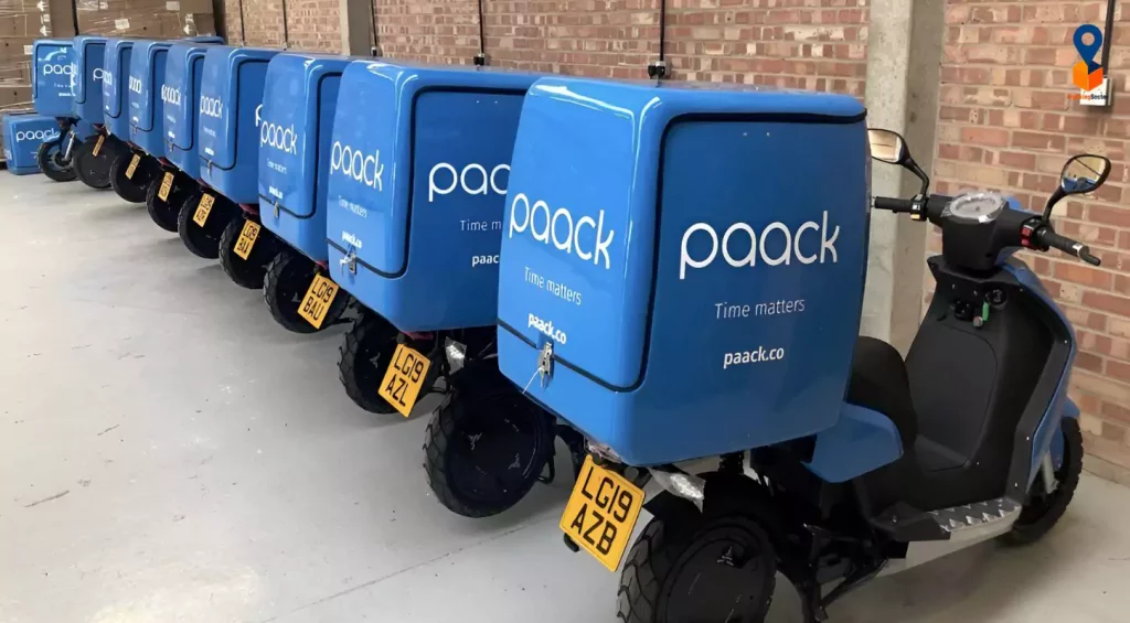 Paack delivery bike